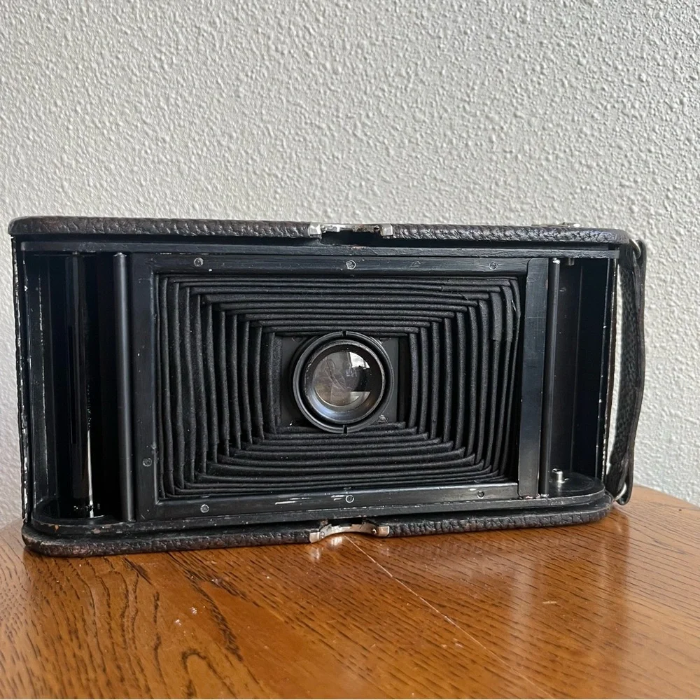 Kodak No.3 Folding Pocket Camera with bag